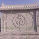 泰安 芝麻白花岗岩屏风，照壁，影壁