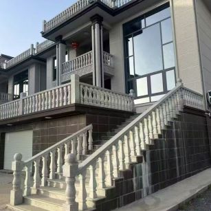 泰安 芝麻白别墅阳台栏杆，楼梯栏杆