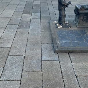 泰安仿古石铺装效果