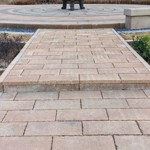 泰安仿古石铺装效果