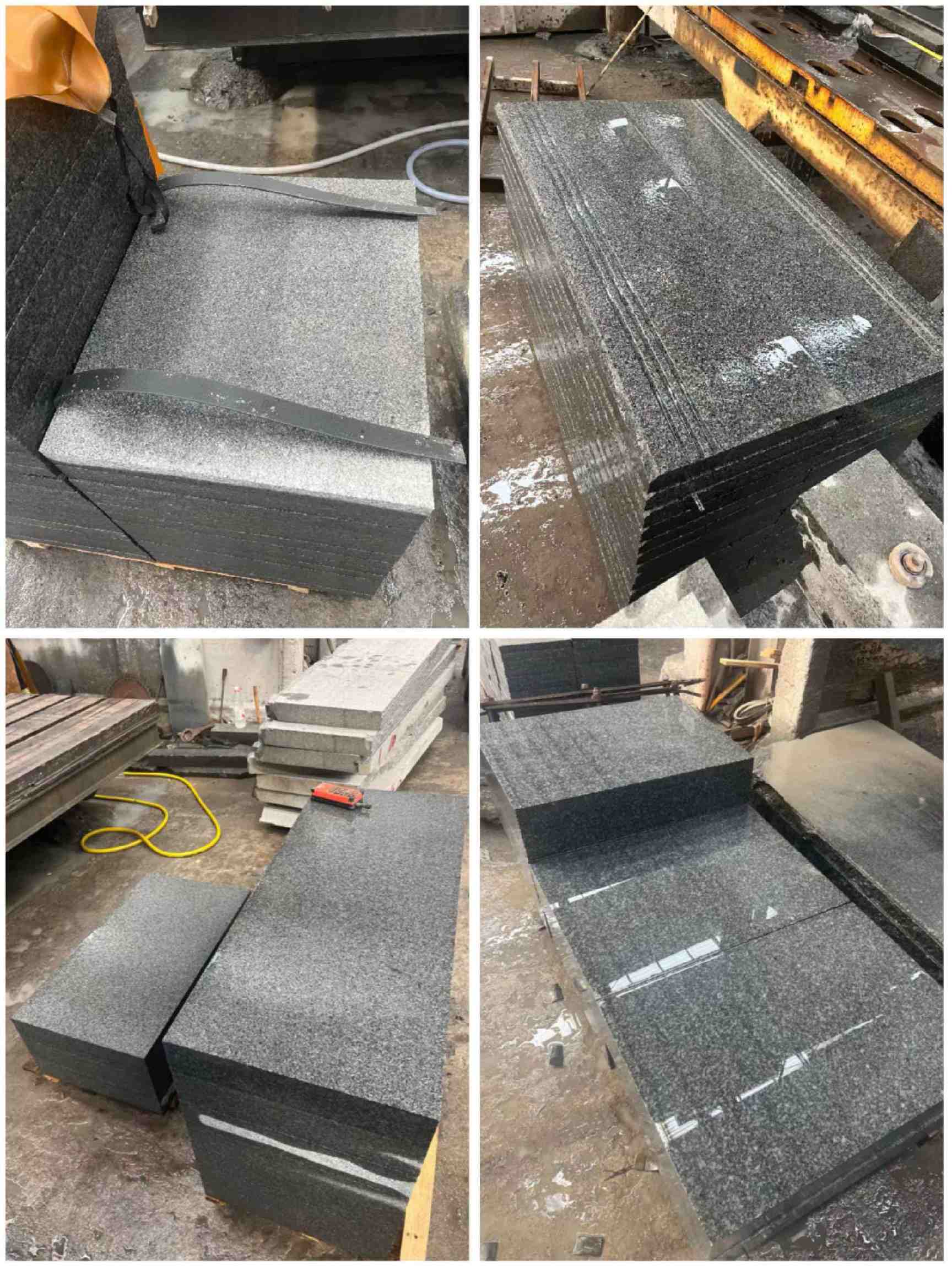 泰安 芝麻黑地铺石材