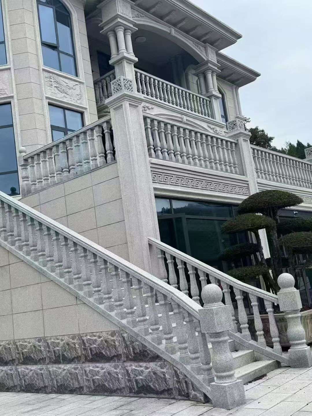 泰安 芝麻白别墅，栏杆