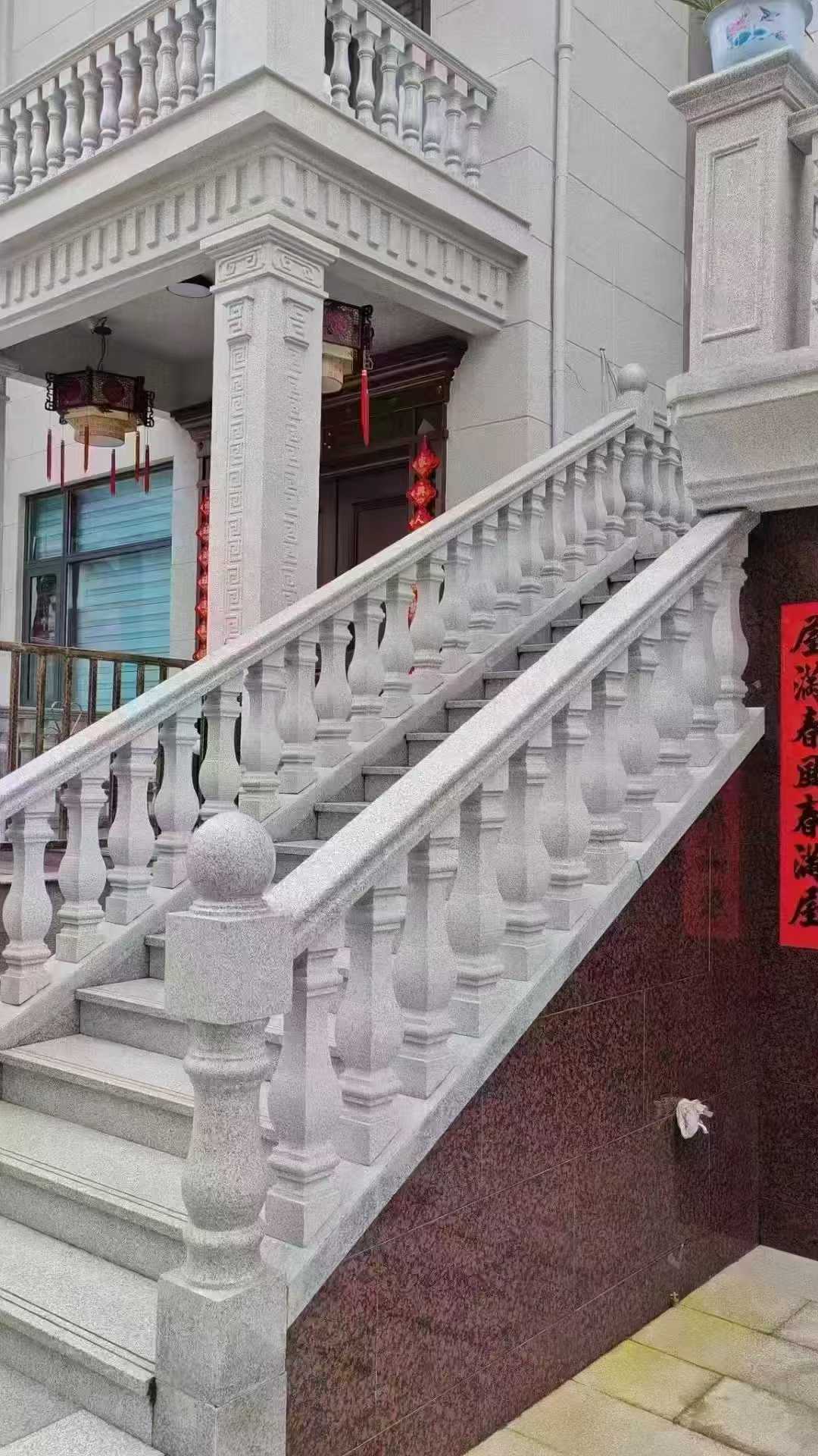 泰安 天然石材 阳台庭院护栏、栏杆