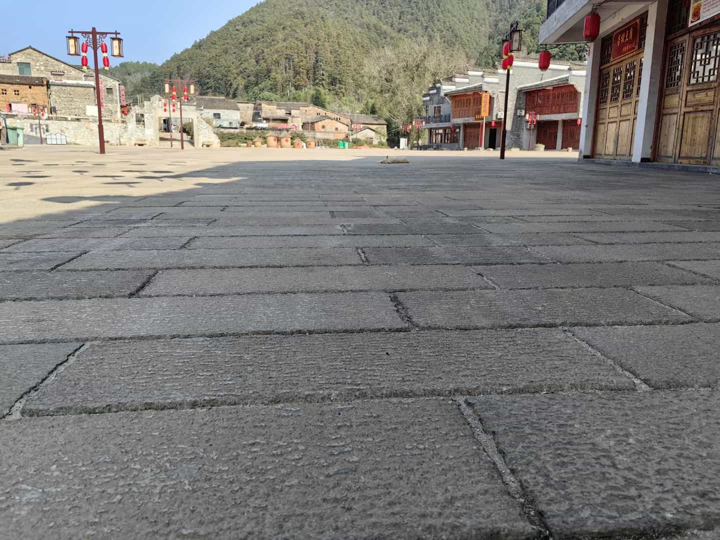 泰安仿古石铺装效果