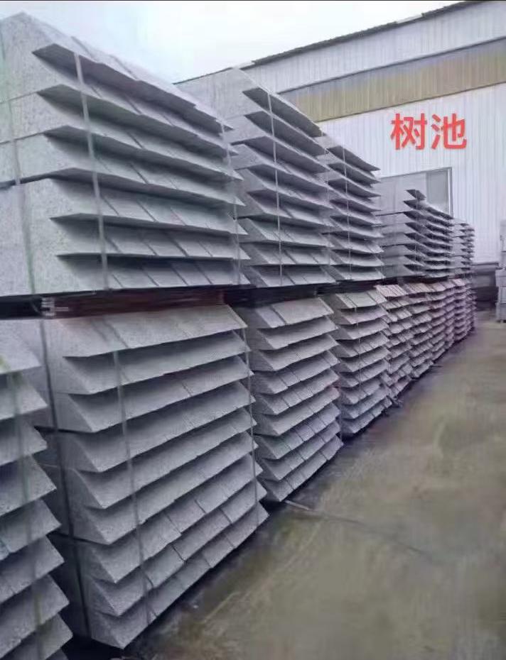 泰安 芝麻灰切头树池